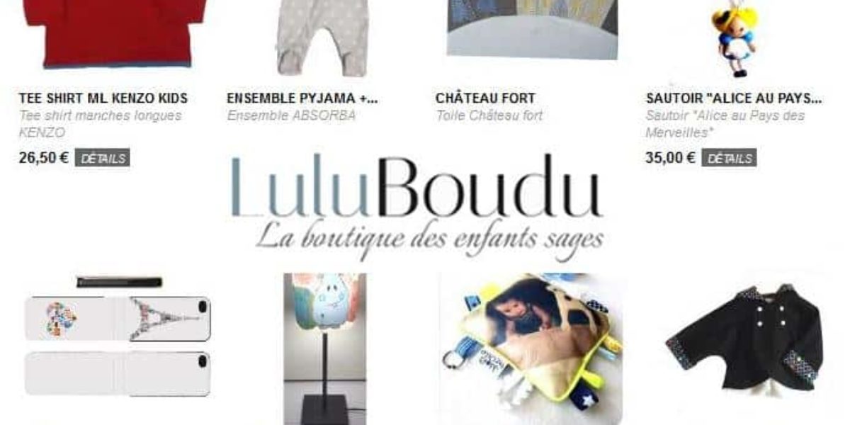 vêtements pour enfants à petits prix avec LuluBoudu