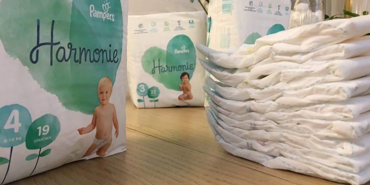 Pampers couches Harmonie