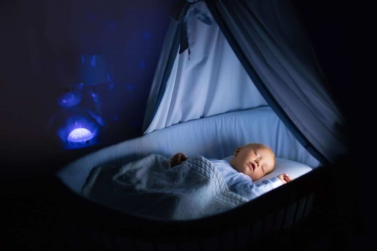 Veilleuse Projecteur Bébé, Veilleuse LED Enfant Lampe Musicale