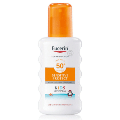 Crème-solaire-bébé-Eucerin-Kids-sun-spray-50+