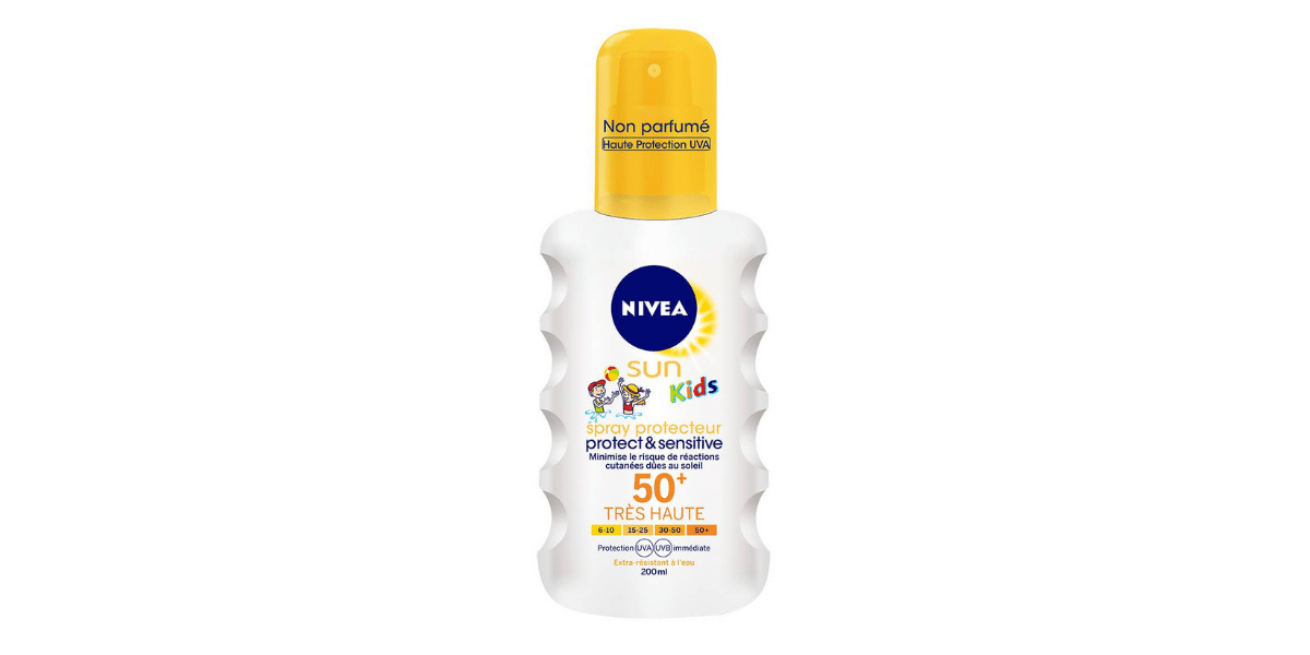 Crème-solaire-bébé-Nivea-Sun-Kids-Protect-&-sensitive-50+