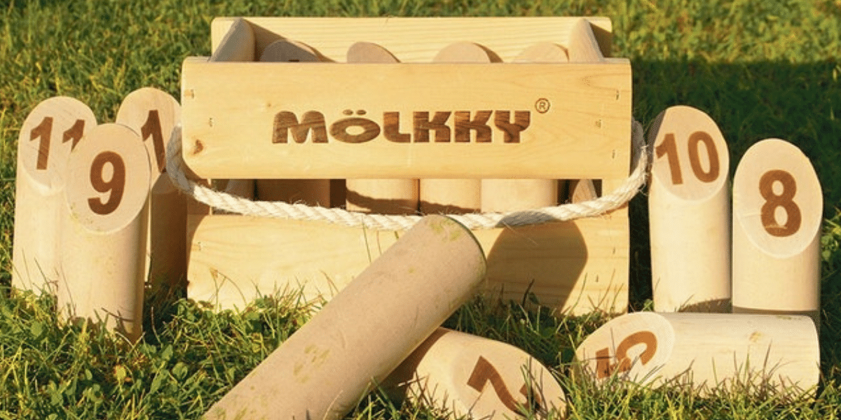 jeu d'extérieur jeu de quille en bois Mölkky
