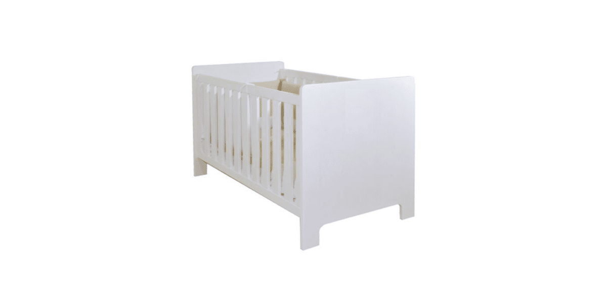 lit bébé évolutif en bois blanc marque La Cabane de Calys