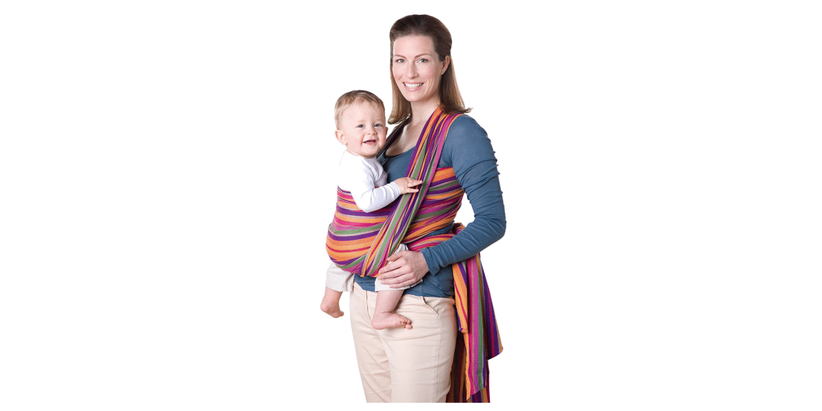 écharpe de portage bébé marque Amazonas Lollipop