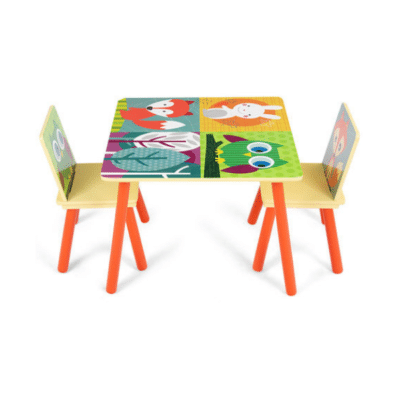 table et chaise enfant colorés marque Costway