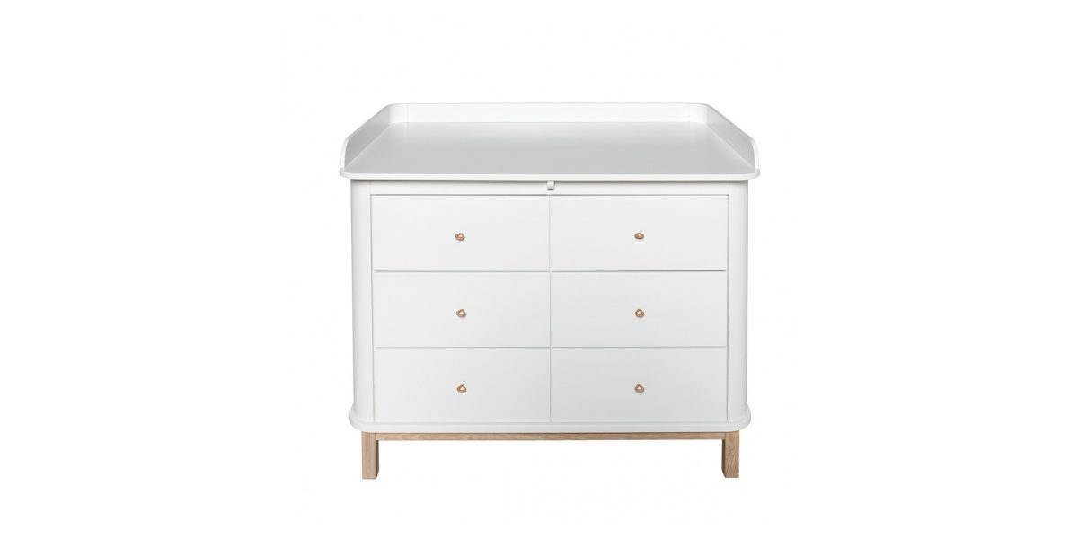 Commode-à-langer-Oliver-Furniture-Wood-blanc